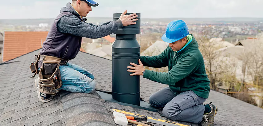 Chimney Flashing Replacement for Storm Damage in Poway